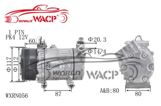 273000QAJ 8200037058 8200840770 کمپرسور تهویه مطبوع خودرو برای رنو کلیو برای توینگو WXRN056