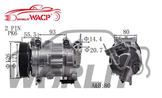1139068 6CVC13 5PK کمپرسورهای AC خودرو برای Opel Zafira برای Astra1.6 WXOP006