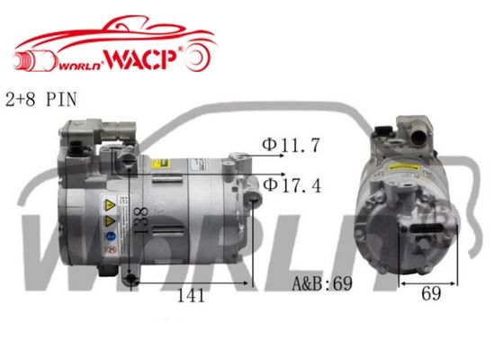 64526998210 کمپرسور AC اتومبیل برق HVCC33 کمپرسور AC اتومبیل برق برای BMW 3/X1/I3 WXHB019