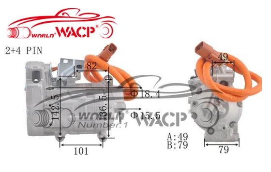 SHS27M4230 کمپرسور تهویه مطبوع خودرو برای هوندا مناسب برای Vezel GP5 1.5 هیبرید WXHB060